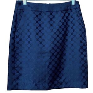 Banana Republic Fac.Cotton Polyester Blend Dot Design Fully Lined Pencil Skirt 2
